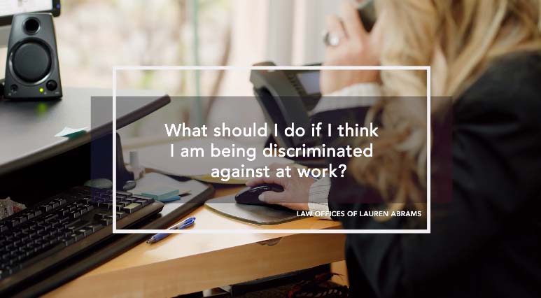 What To Do When Discriminated Against at Work?