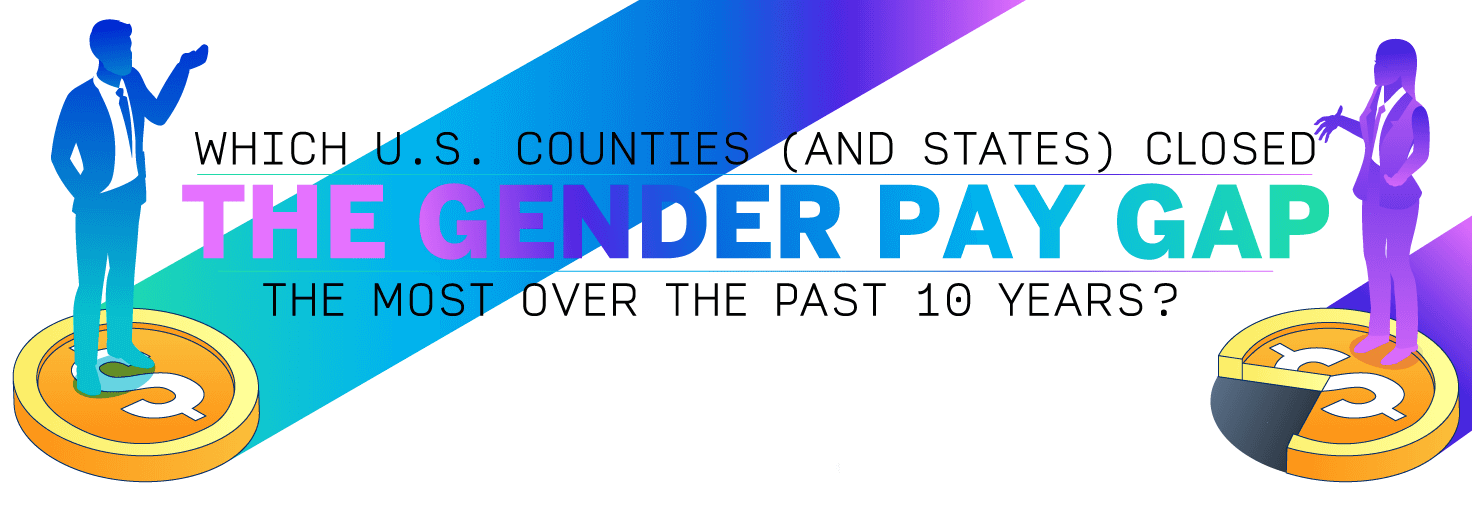 Which U.S. Counties (and States) Closed Gender Pay Gap the Most Over the Past 10 Years?